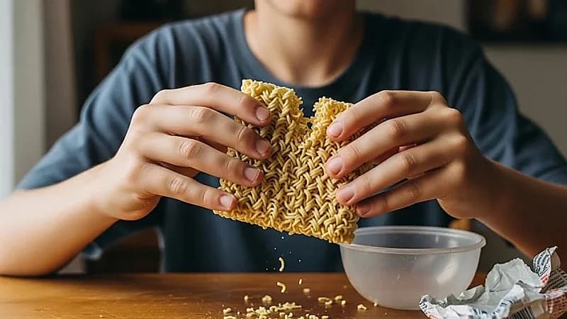 مصرع طفل إثر تناوله ثلاثة أكياس من الإندومي