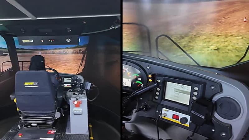 مواطنات يتدربن على قيادة آليات الحفر والمعدات الثقيلة بعرعر.. فيديو