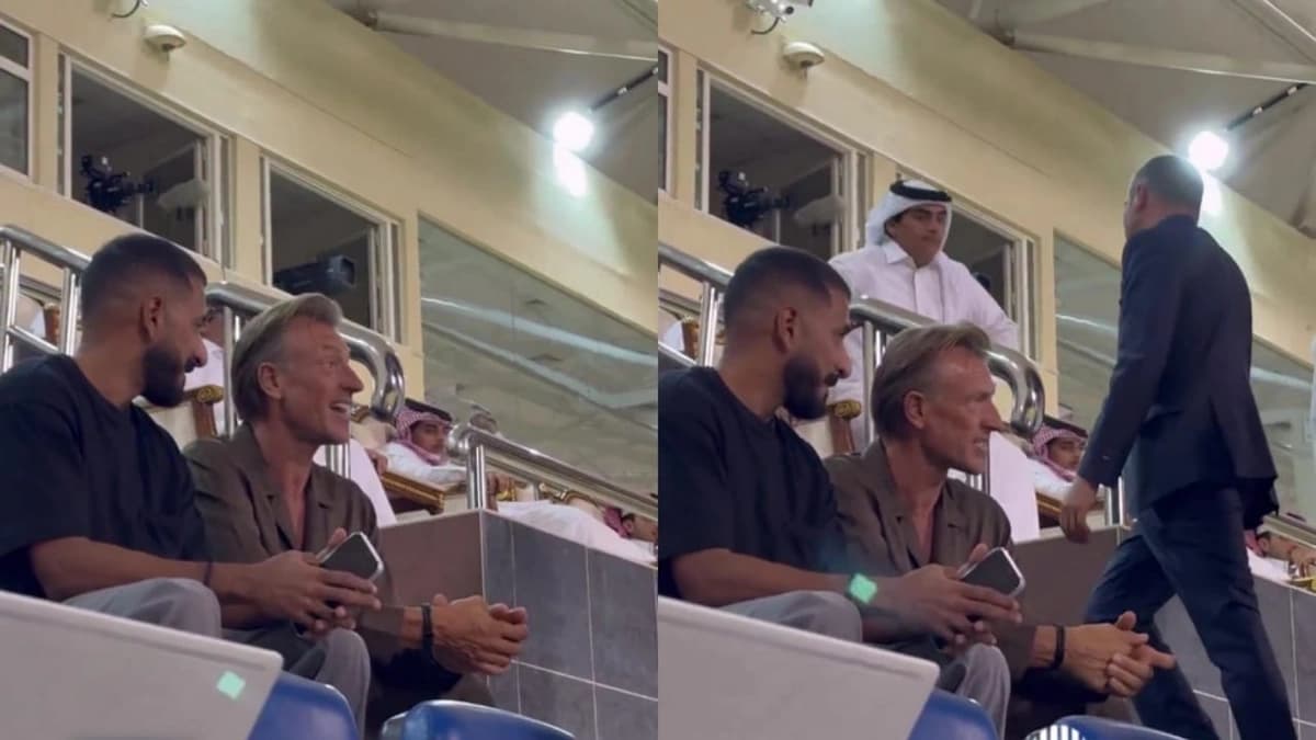 رينارد يحضر مباراة الهلال والغرافة ويستعد لمعسكر الأخضر في نوفمبر .. فيديو