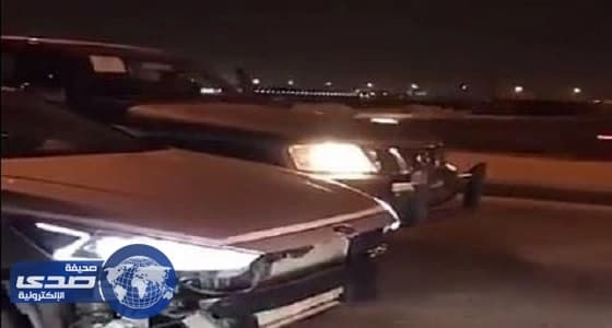 بالفيديو.. الإطاحة بالمفحطين في أحد التجمعات بالرياض