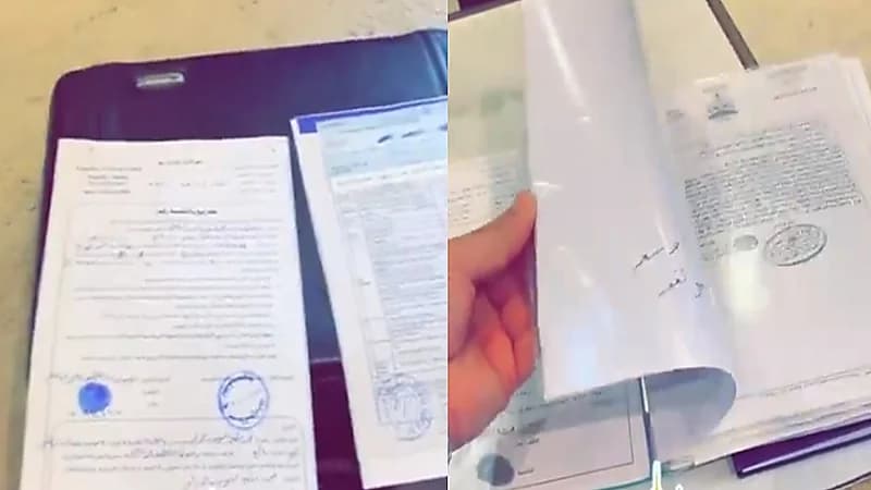 شاهد.. مواطن يعلن مسامحته للمتعثرين في سداد 100 شيك لوجه الله