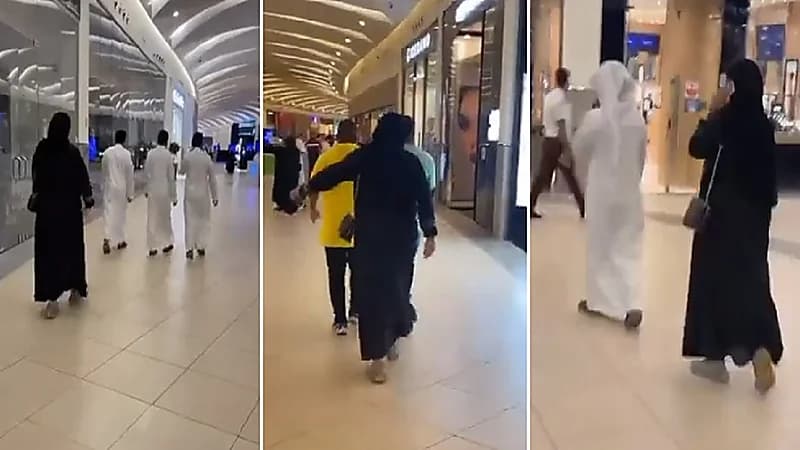 بالفيديو.. فتاة تتحرش بعدد من الشبان داخل مول تجاري وتقلد حركاتهم خلال سيرهم