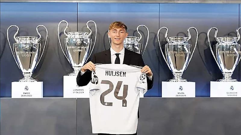 ريال مدريد يقدّم لاعبه الجديد هاوسن