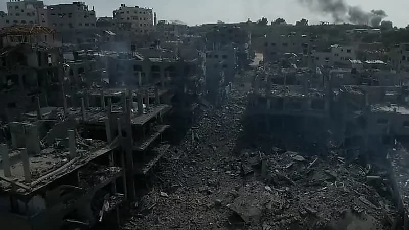 غزة في حالة من الدمار الشامل بعد القصف الوحشي عليها .. فيديو