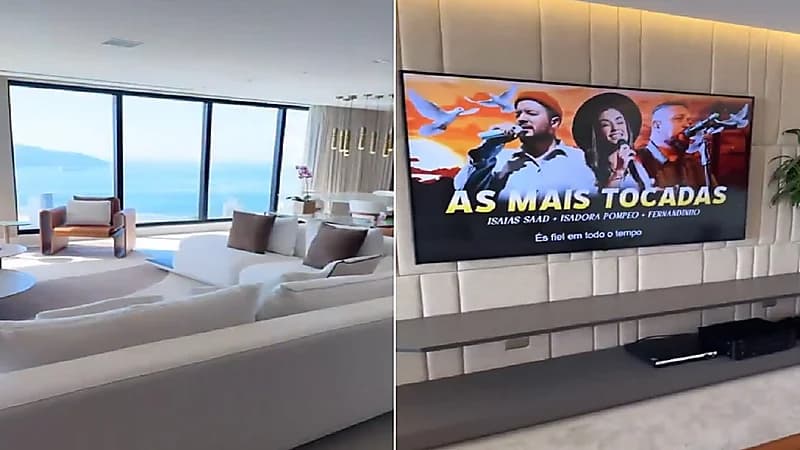 فرحة برونا شريكة نيمار بمنزلهما وحملها في البرازيل .. فيديو