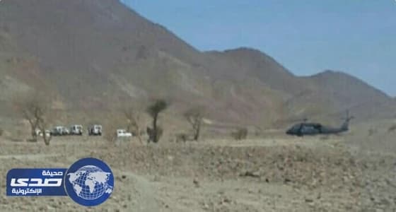 محاصرة منفذ السطو المسلح على محل مجوهرات بضباء بطائرات الأمن