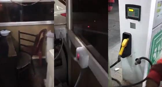 بالفيديو.. محطة وقود تخالف المعايرة عند التعبئة