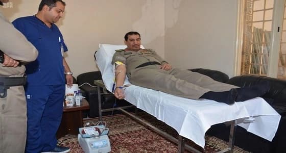 " سجون عسير " تتبرع بالدم لجنود الحد الجنوبي