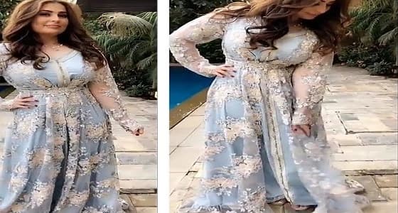 بالفيديو.. رؤى الصبان بإطلالة ساحرة بالقفطان المغربي