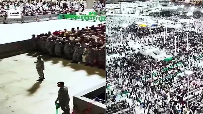 مشاهد لحركة تفويج المعتمرين والمصلين في الحرم المكي.. فيديو