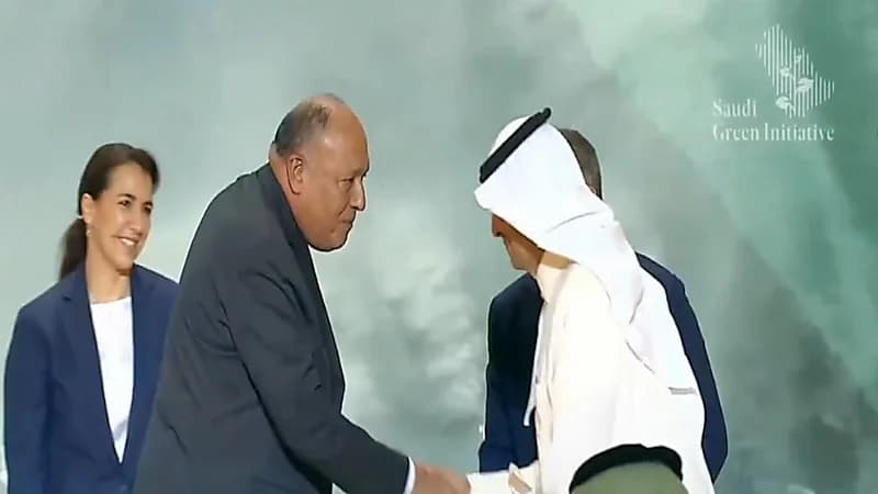 بالفيديو.. وزير الطاقة يرحب بوزير الخارجية المصري في منتدى "السعودية الخضراء"