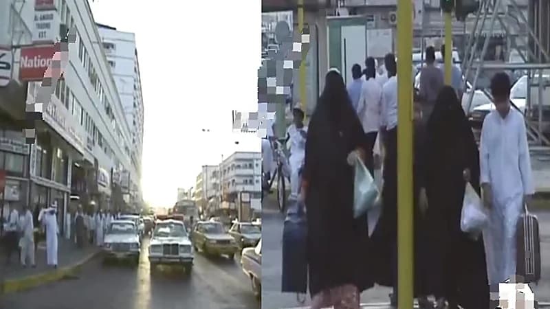 فيديو نادر يظهر شوارع الخبر في تسعينيات القرن الماضي