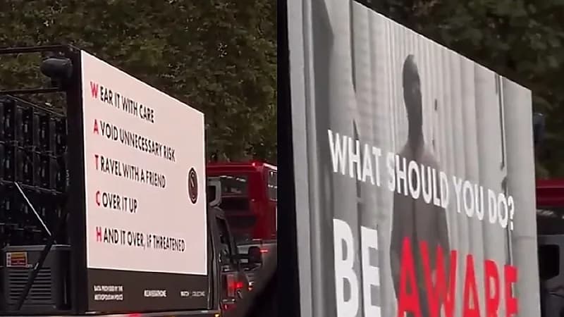 بالفيديو.. لندن تناشد السكان بإخفاء ساعات اليد تحت الملابس