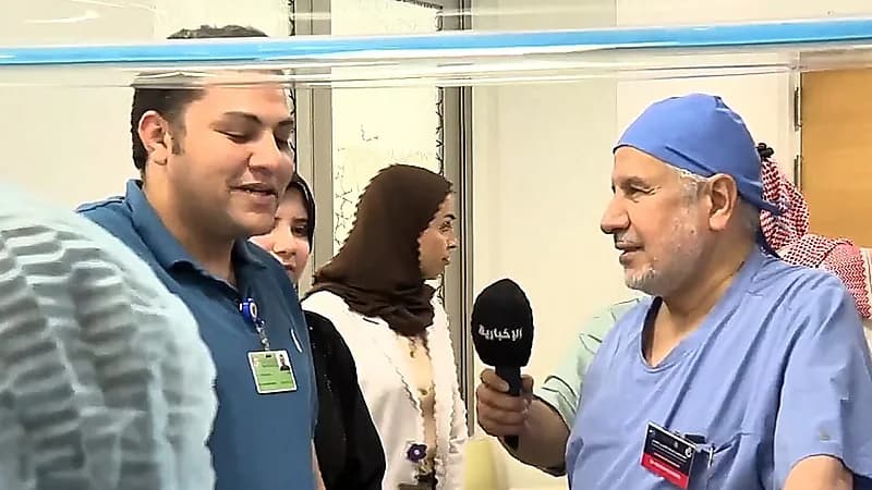 الربيعة لوالد التوأم المصري: رعاية القيادة مستمرة والعلاقات مع مصر وثيقة.. فيديو