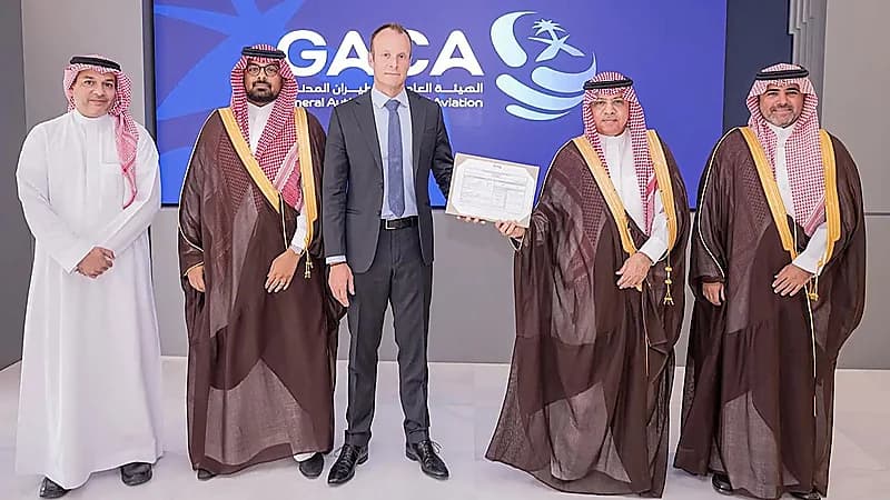 منح شركة VistaJet شهادة المشغل الأجنبي لتشغيل الطائرات الخاصة داخلياً في المملكة