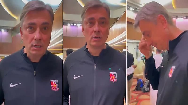 شاهد .. صدمة مدرب أوراوا لحظة معرفته بخبر وفاة يوسف السالم