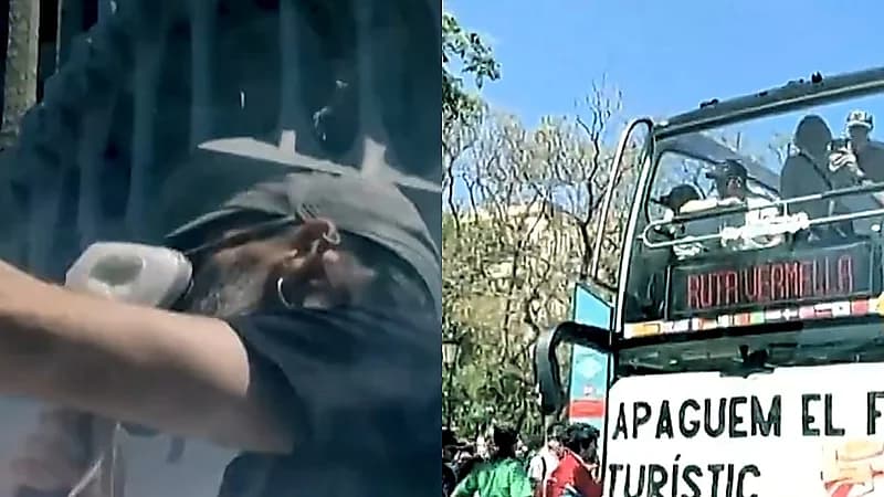 تصعيد جديد في أزمة السكن ببرشلونة ومتظاهرون يرشون السياح بالمياه.. فيديو