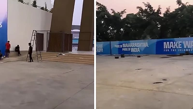 تجهيزات ملعب مباراة الهلال ومومباي سيتي بالهند .. فيديو