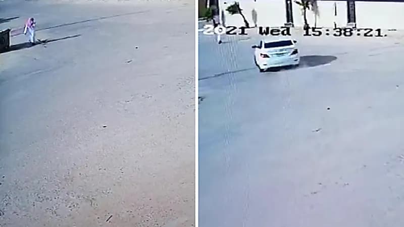 بالفيديو .. لحظة دهس وقتل وسحل رجل بطريقة مروعة