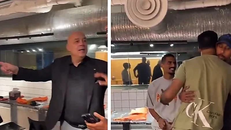 غروس يلتقي بلاعبي الأهلي في جدة .. فيديو