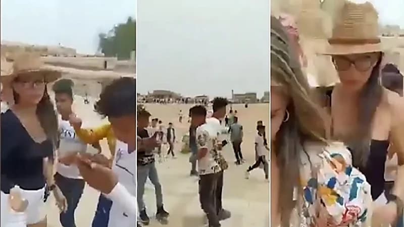 تفاصيل جديدة في واقعة تحرش 13 شابًا بسائحتين بمصر