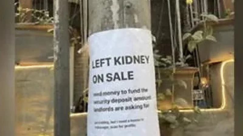 رجل يعرض كليته للبيع لعجزه عن دفع إيجار منزله