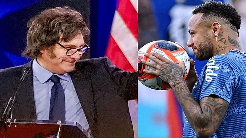 رئيس الأرجنتين يهاجم نيمار بعد هزيمة البرازيل