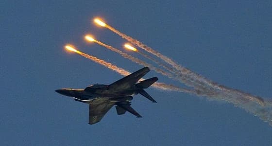 هجوم جوي إسرائيلي يدعم التنظميات الإرهابية في سوريا