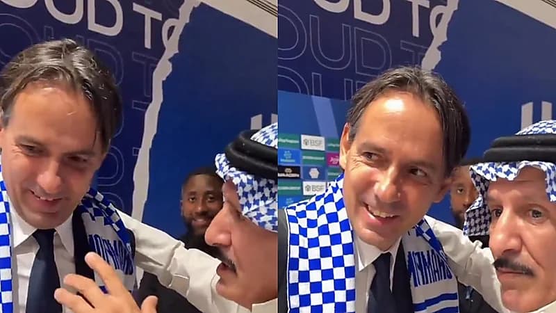 ظهور لافت لـ إبراهيم الفريان مع إنزاغي.. فيديو