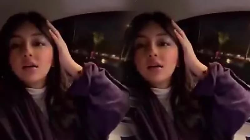 انهيار ابنة ملاك الحسيني على التيك توك .. فيديو