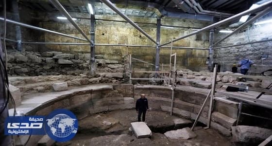 بالصور.. إسرائيل تزعم العثور على هيكل مسرح في البلدة القديمة بالقدس