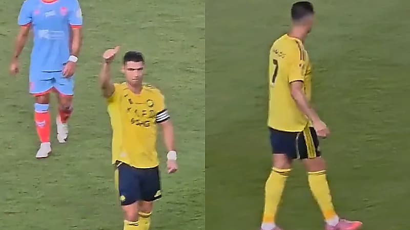 رونالدو يطالب جماهير النصر بالتصفيق لعبدالإله العمري ورفض استهجانه.. فيديو