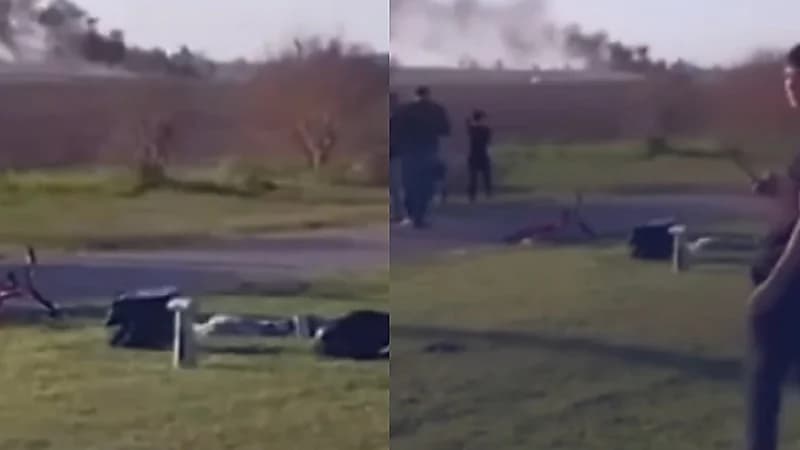 سقوط مروع لطائرة خلال عرض استعراضي  .. فيديو