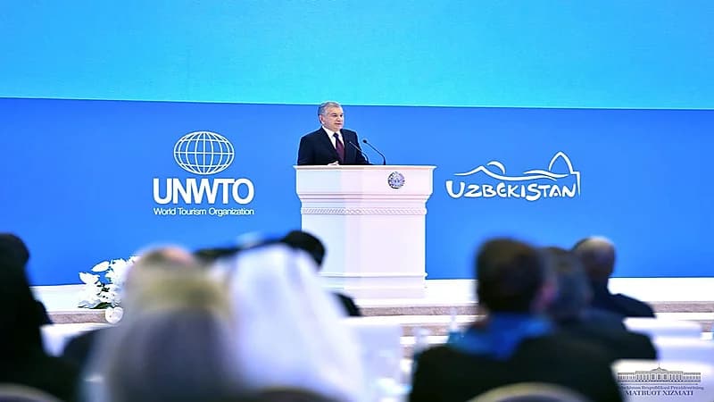 رئيس أوزبكستان يفتتح الدورة 25 للجمعية العامة للسياحة العالمية بسمرقند