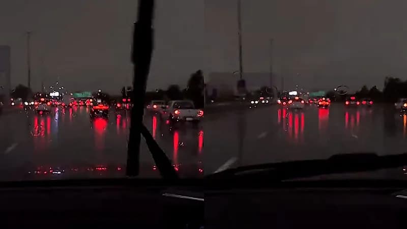 سحابة سوداء تحجب الضوء عن دبي في الثانية ظهرًا .. فيديو