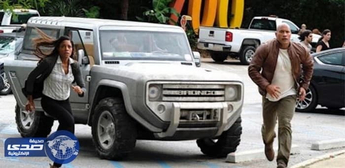 فورد برونكو التجريبية تشارك في فيلم ذا روك الجديد