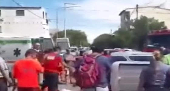 جدل على مواقع التواصل  إثر ظهور مخلوق غريب في حادث