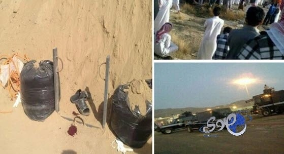 فيديو : بحضور أكثر من سياف تم تنفيذ حكم القتل في عصابة الذهب السبعه