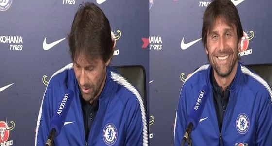 بالفيديو.. زوجة مدرب تشيلسي تضعه في موقف محرج