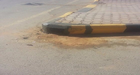 بالصور.. العويقيلة تقوم بأعمال صيانة وترميم لأرصفة الحدائق الداخلية