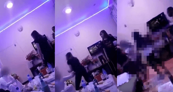 بالفيديو.. مضاربة حامية بين شاب وفتيات فلبينيات في البحرين