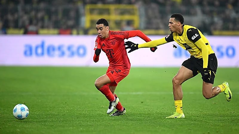 التعادل الإيجابي يحسم مباراة ميونخ وبوروسيا