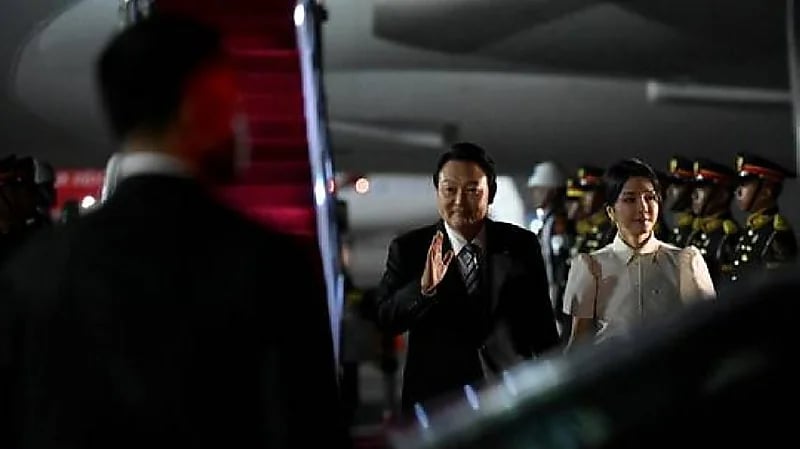 منع مراسلي قناة كورية من ركوب الطائرة الرئاسية