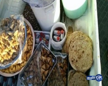 مصادرة 1000 لتر عصير و250 كليو سمبوسة بتبوك