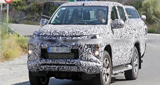 ميتسوبيشي L200 بيك أب تظهر في صور تجسسية بمقدمة مطورة