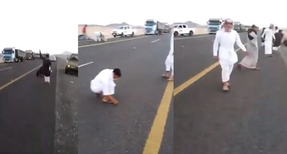 فيديو.. النقل تعلق على واقعة مسامير طريق " الرين- بيشة "