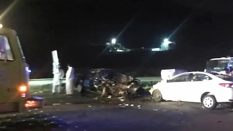 ‏وفاة و10 إصابات في حادث مروري بالعرضيات