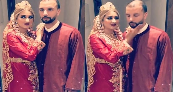 بالفيديو.. عروس تصفع زوجها في طقوس غريبة