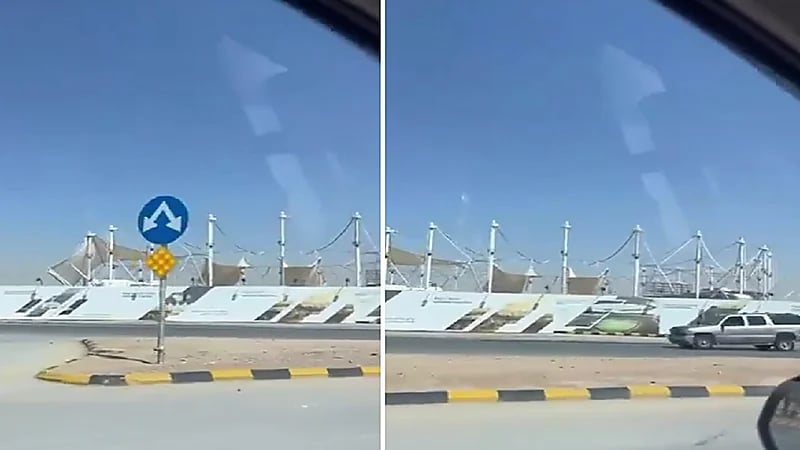 مدينة الملك فهد الرياضية بعد إزالة المظلات .. فيديو