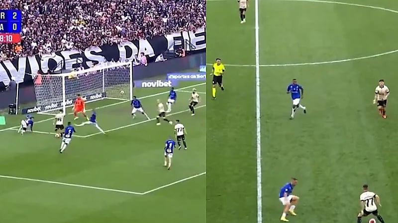 كورونادو يصنع فرصه خطيره لـ كورينثيانز بعد مشاركته في مباراة أمس .. فيديو